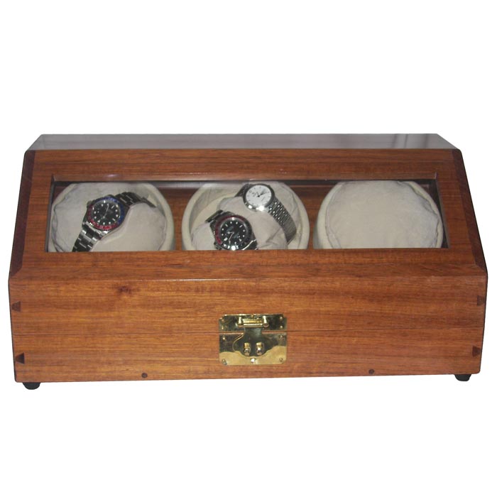 3 or 6 Watch winder in rosewood with 8 watches storage