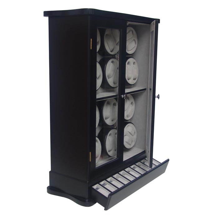 24 Watch winder with jewel and watch storge case