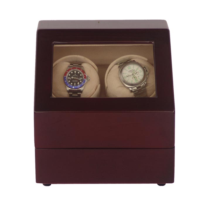 Double watch winder with 4 watch cases