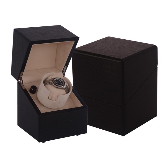 Leather single watch winder