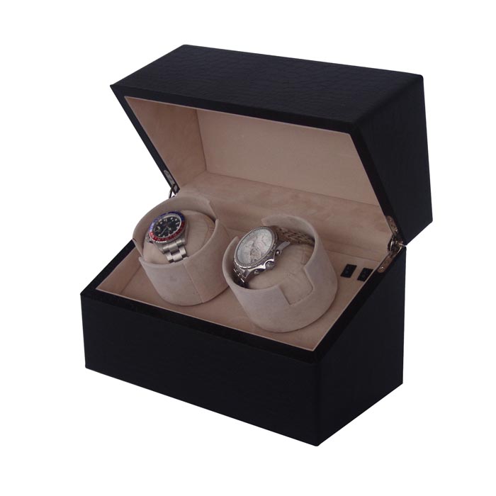 Leather Double watch winder