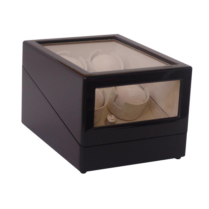 Quad watch winder with watch case