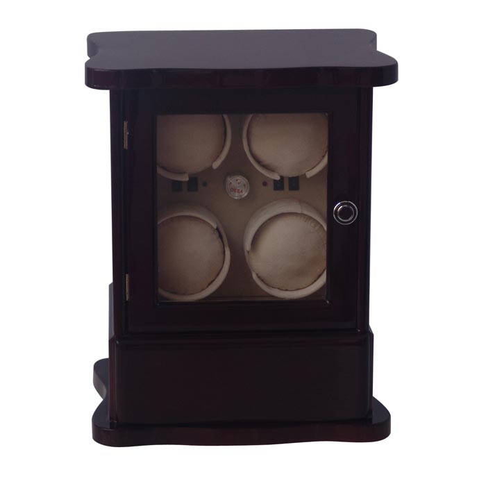 4 watch winder with watch and jewely storge case