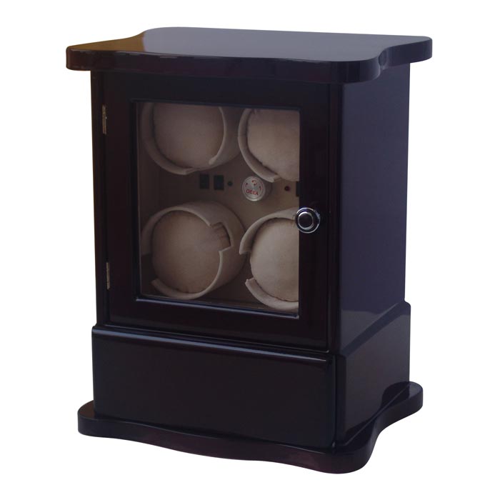 4 watch winder with watch and jewely storge case