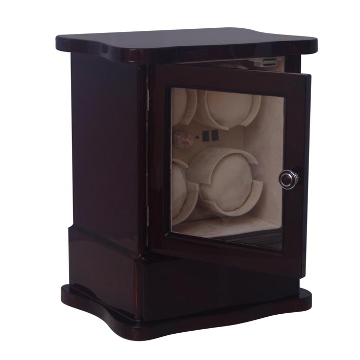 4 watch winder with watch and jewely storge case