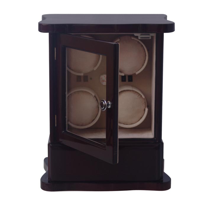 4 watch winder with watch and jewely storge case