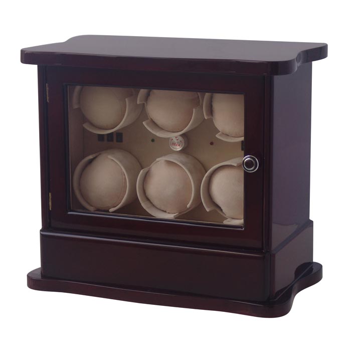 OEEA 6 watch winder with watch and jewely storge case