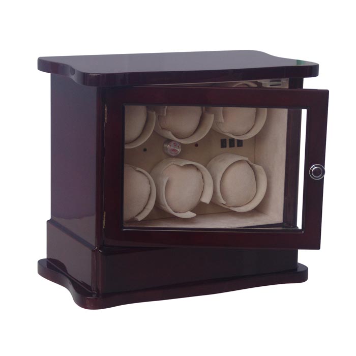 6 watch winder with watch and jewely storge case