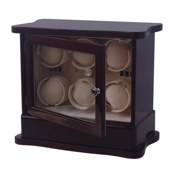 6 watch winder with watch and jewely storge case
