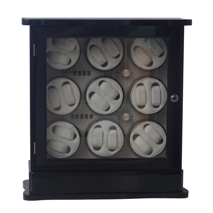 18 watch winder with watch and jewely storge case