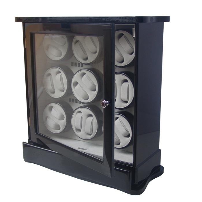 OEEA 18 watch winder with watch and jewely storge case