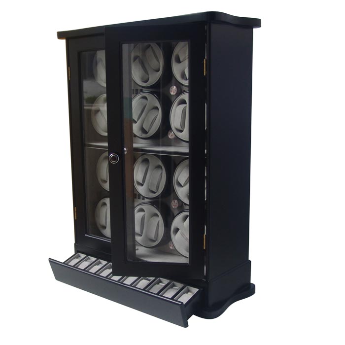 24 Watch winder with jewel and watch storge case