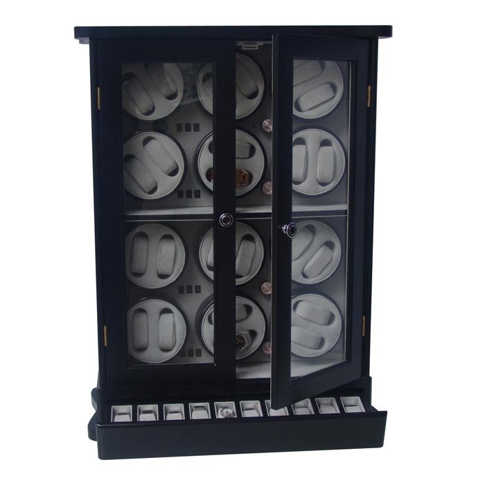 OEEA 24 Watch winder with jewel and watch storge case