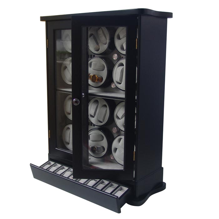 OEEA 24 Watch winder with jewel and watch storge case