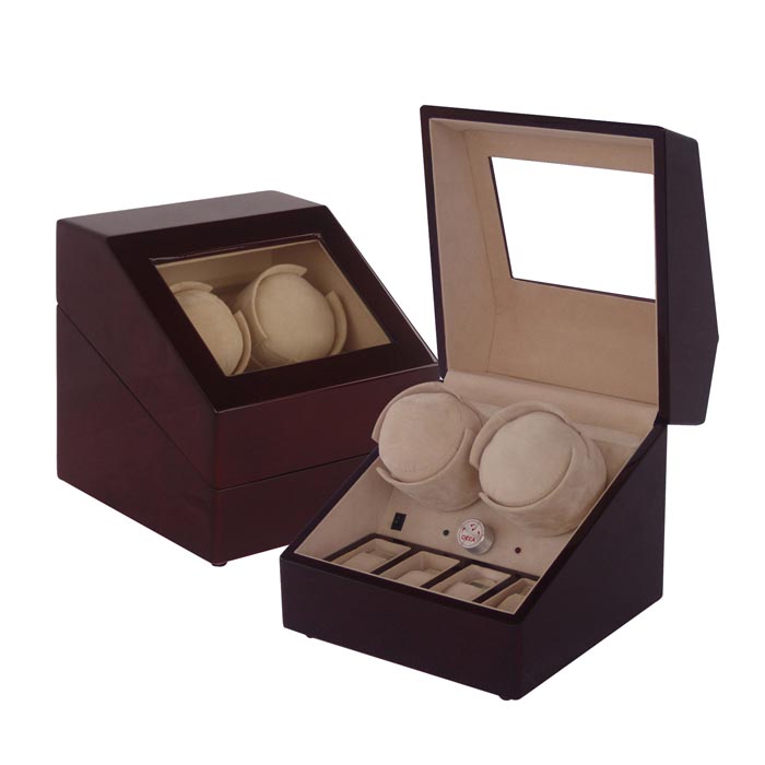 OEEA Double watch winder with 4 watch cases