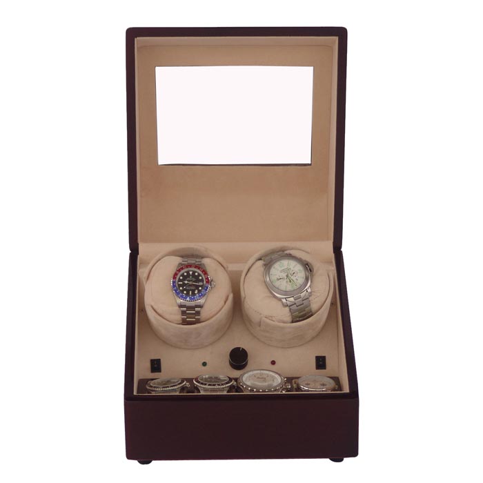 OEEA Double watch winder with 4 watch cases