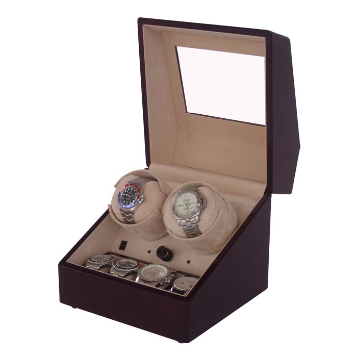 OEEA Double watch winder with 4 watch cases