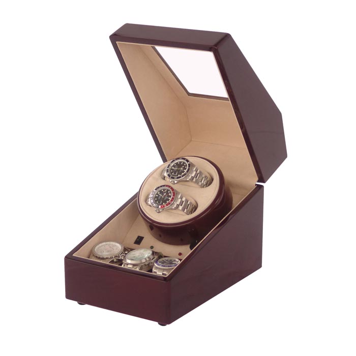 2 watch winder with 3 watch case