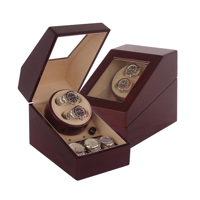 2 watch winder with 3 watch case