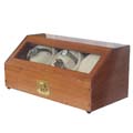 Triple watch winder in rosewood