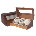 Triple watch winder in rosewood