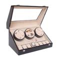 Wood automatic watch winder