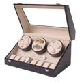 Wood automatic watch winder