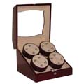 Automatic wood watch winder