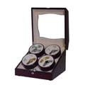 Automatic wood watch winder